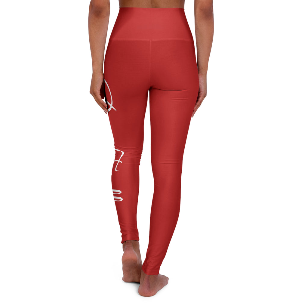 Yoga Leggings - Red