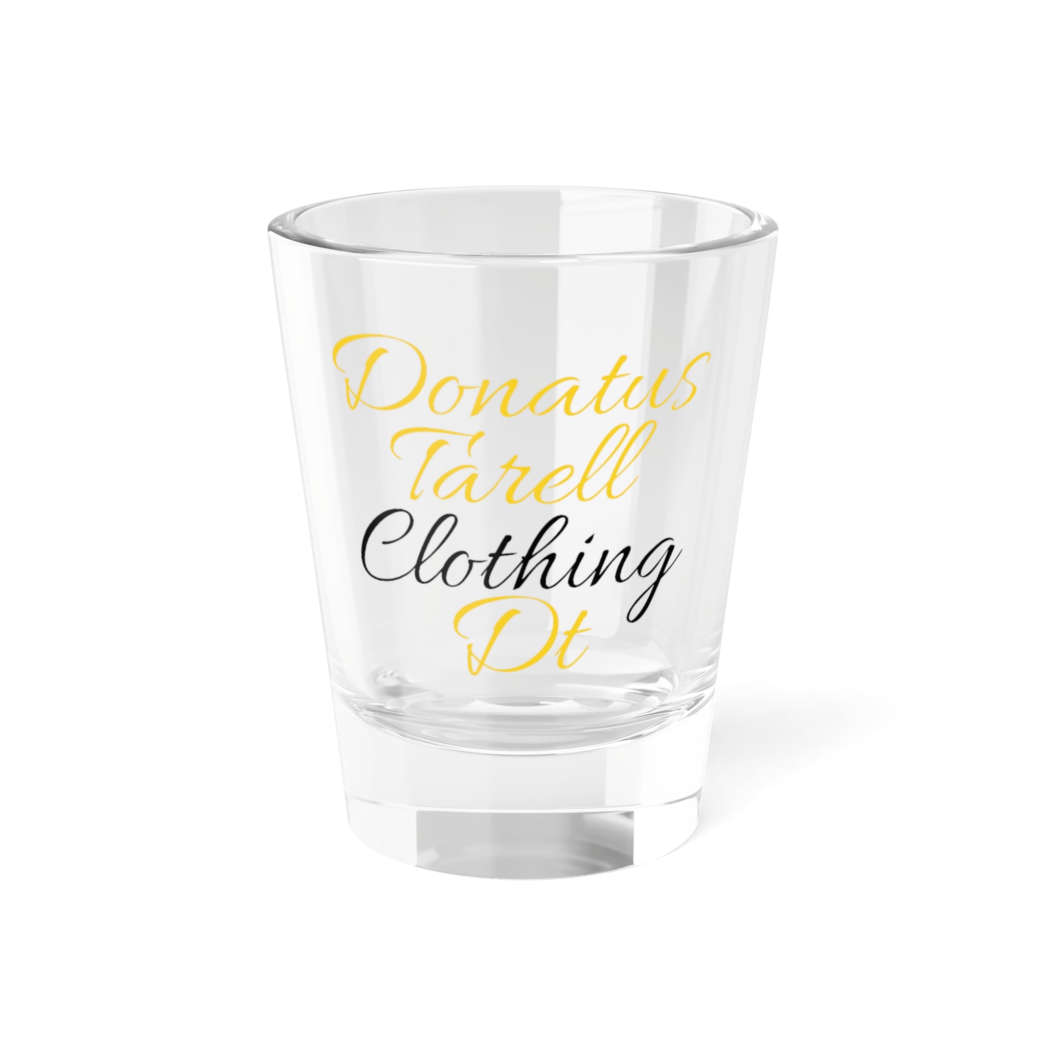 Engraved Shot glass — Gold Logo 1.5oz