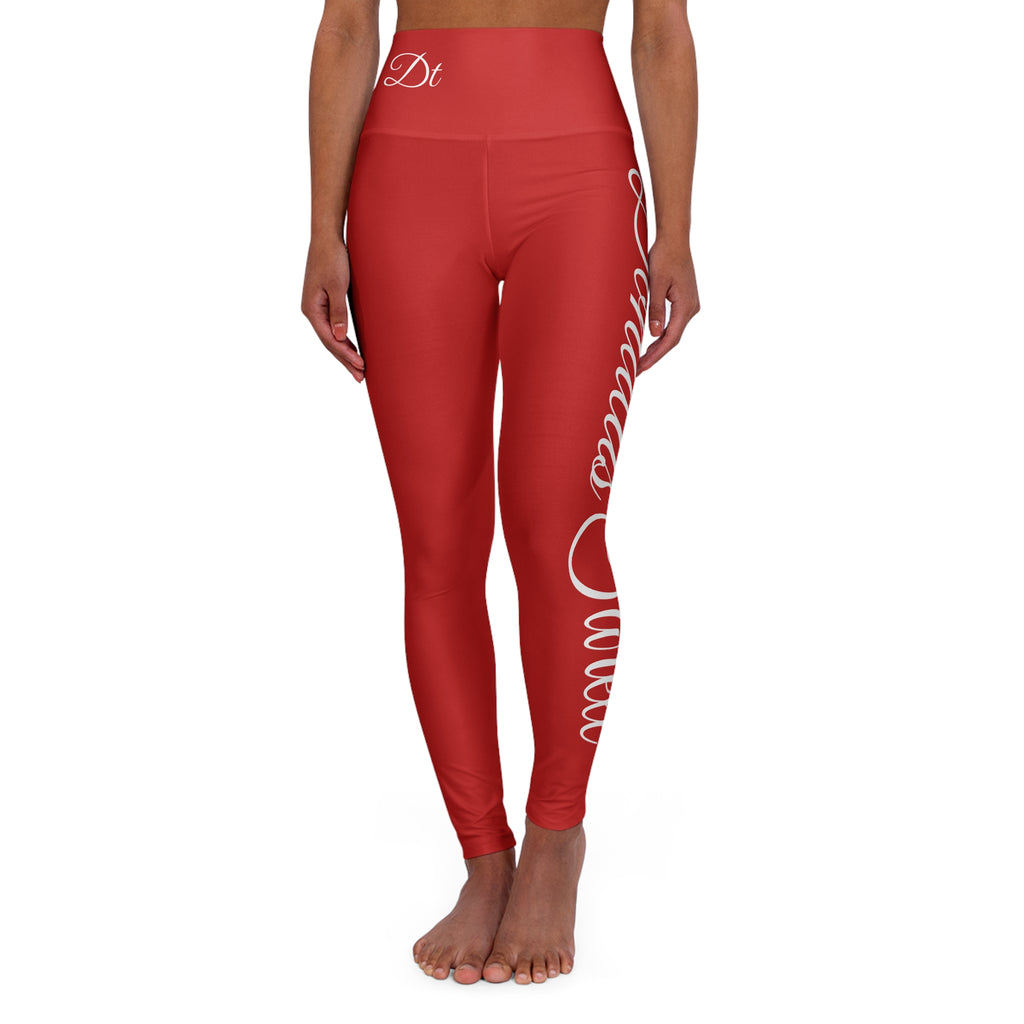 Yoga Leggings - Red