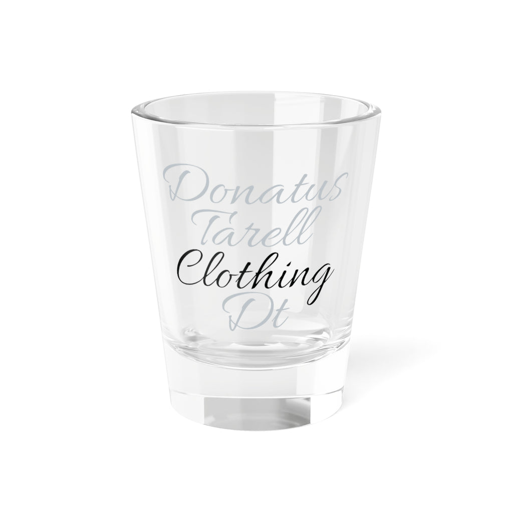 Engraved Script Shot Glass — 'Clothing' Logo 1.5oz