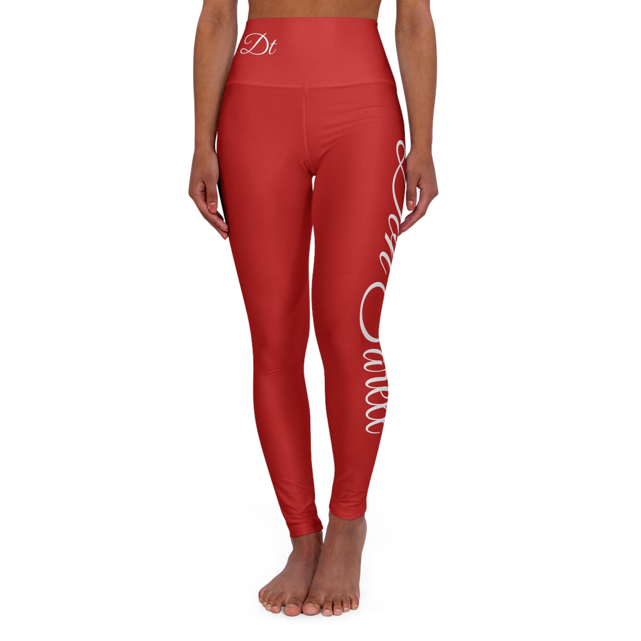 Yoga Leggings - Red