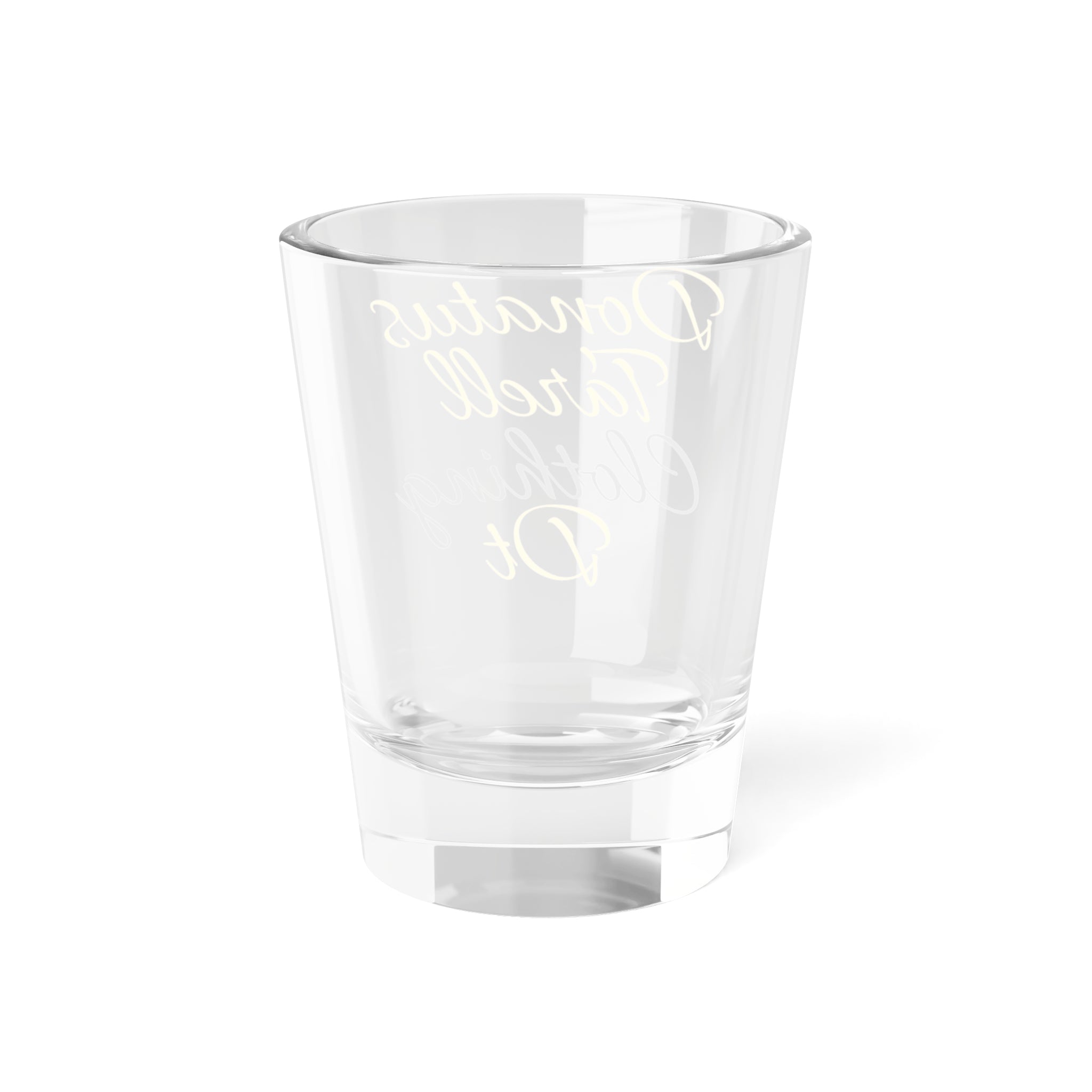 Engraved Shot glass — Gold Logo 1.5oz