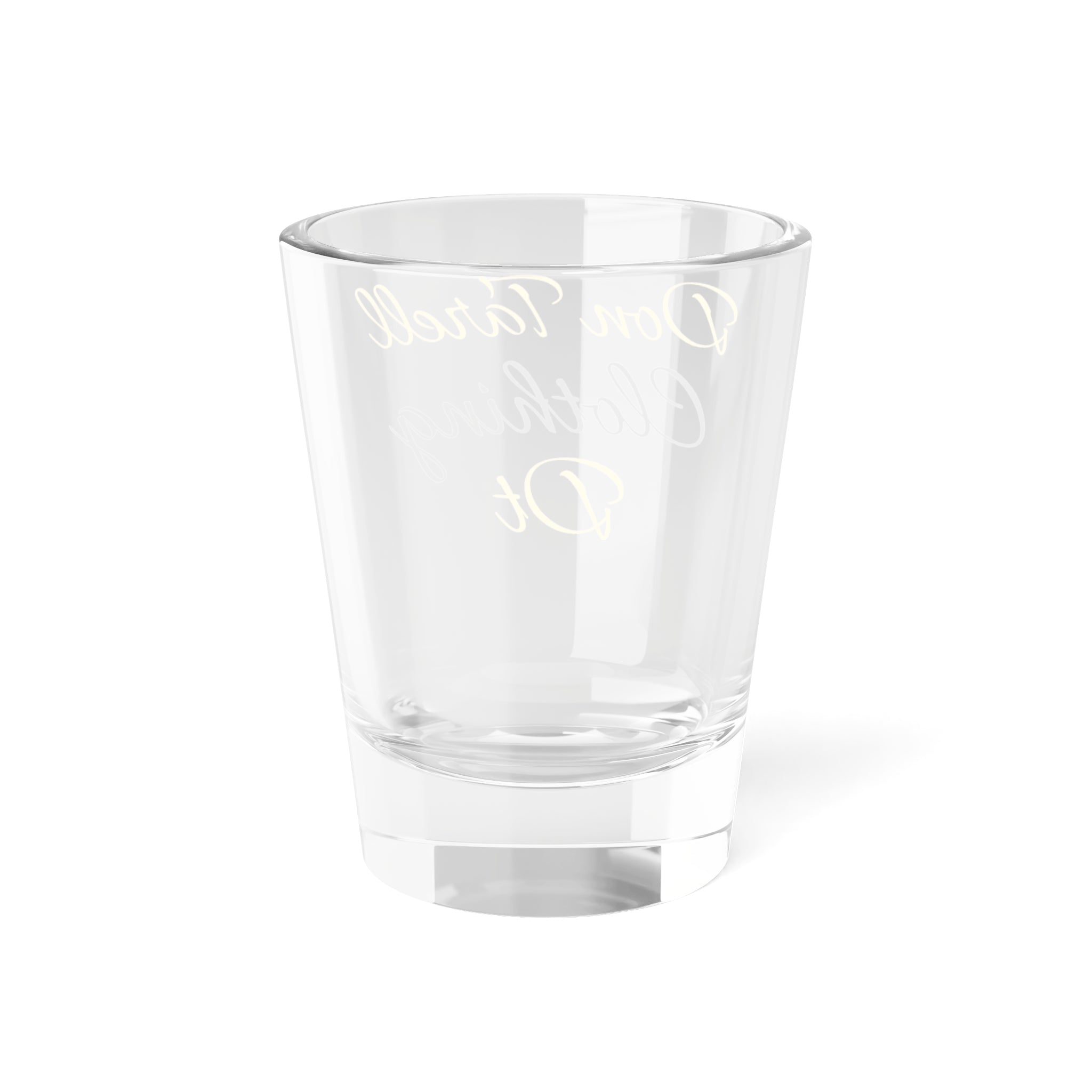 Engraved Shot glass — Gold Logo 1.5oz